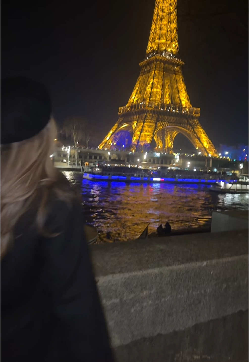 Paris by night✨#foryou #eiffeltower #paris 