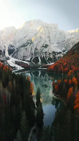 you, me, and the Dolomites in 2025? | 📍Lago di Braies / Italy 🇮🇹  I didn’t expected that so many of you are interested in a Dolomites guide! That’s why I’ve started going through my hard drives from the past 7 years to edit photos of stunning spots and create an interactive map with tips, hiking routes, and more. Actually It’ll take some time 😅… but if you want early access, join my Instagram Broadcast Channel. You’ll be the first to get updates as I make progress! 🫶. | 📷 more stunning places @giuliogroebert  | 🚐 exploring the world w/ @elena_wuest  | #dolomites #italy #lagodibraies #autumn #travel #nature #travelinspiration 