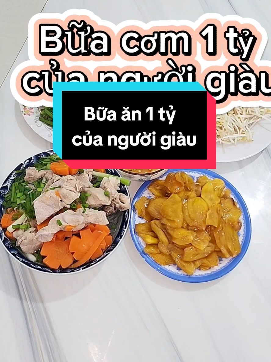 Bữa ăn 1 tỷ của người giàu  #uthongvevuon 