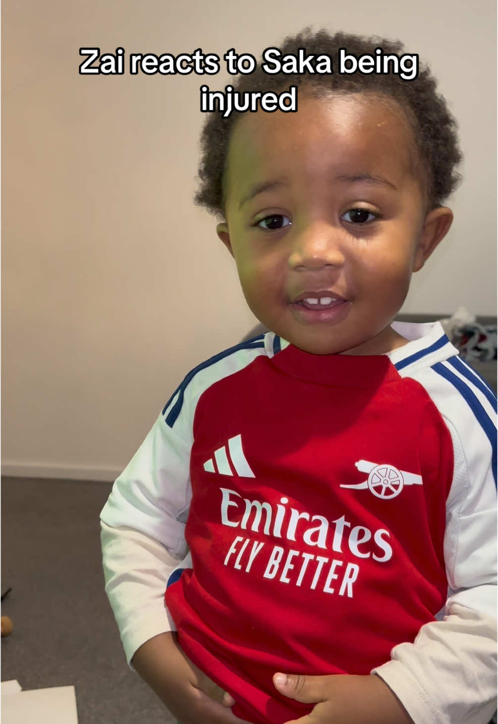 #babiesoftiktok #arsenal #football #gunners #saka #babytok #zaizaibby #fyp 