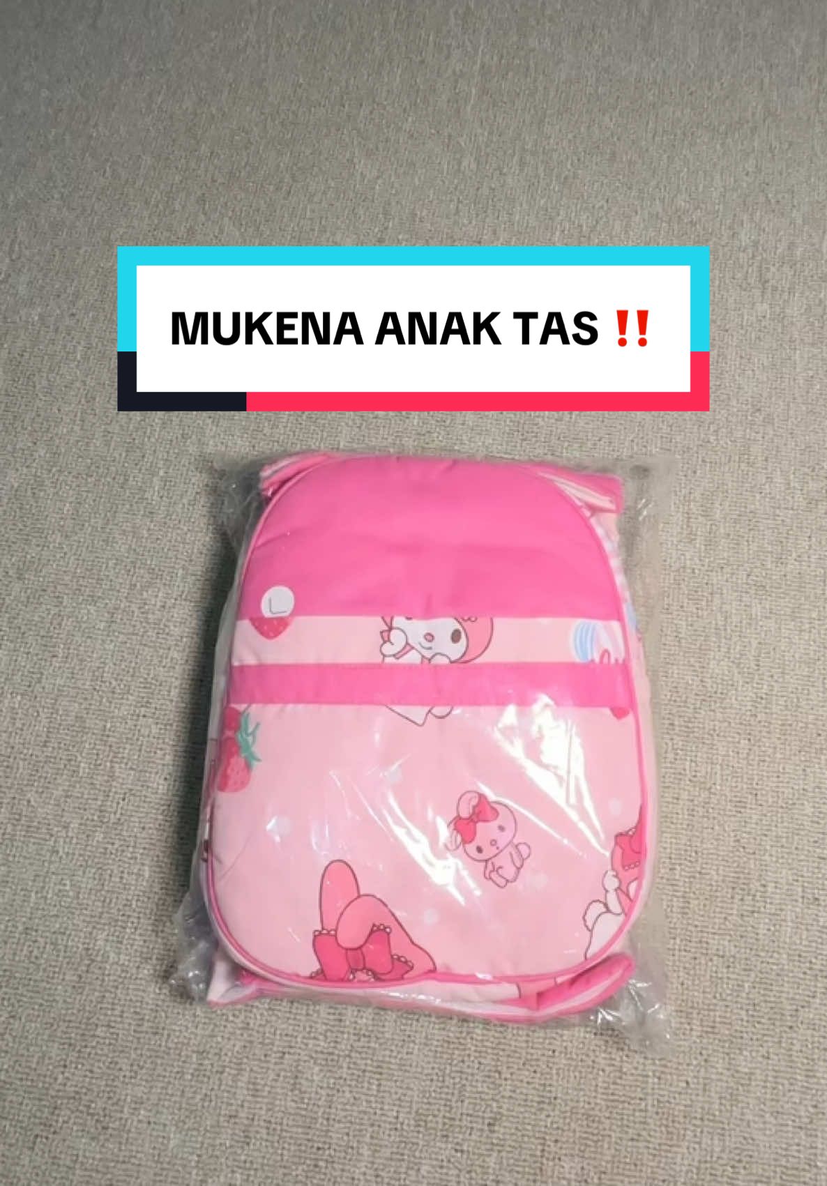 MUKENA ANAK KARAKTER ‼️ #mukenaanak #mukenaanakkarakter #mukenaanakmymelody #mukenaanakmymelodypink #mukenaanaktas #CapCut 