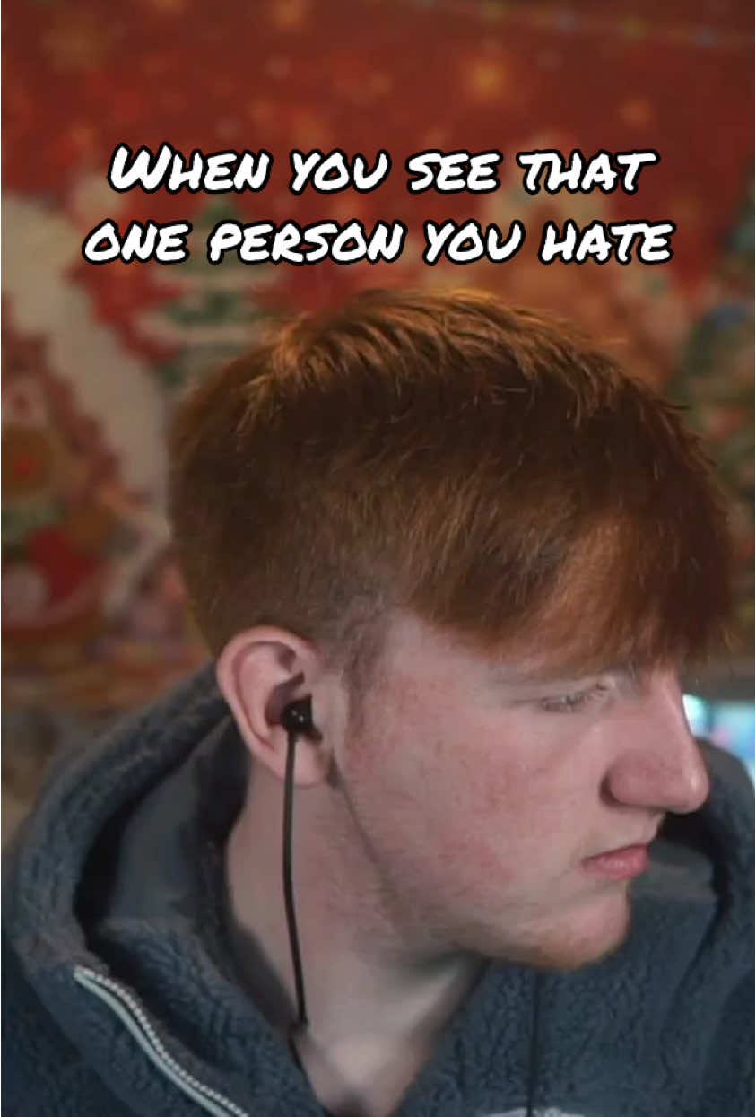 When you see that one person that you hate #angryginge #fyp #humor #pov #fortnite 