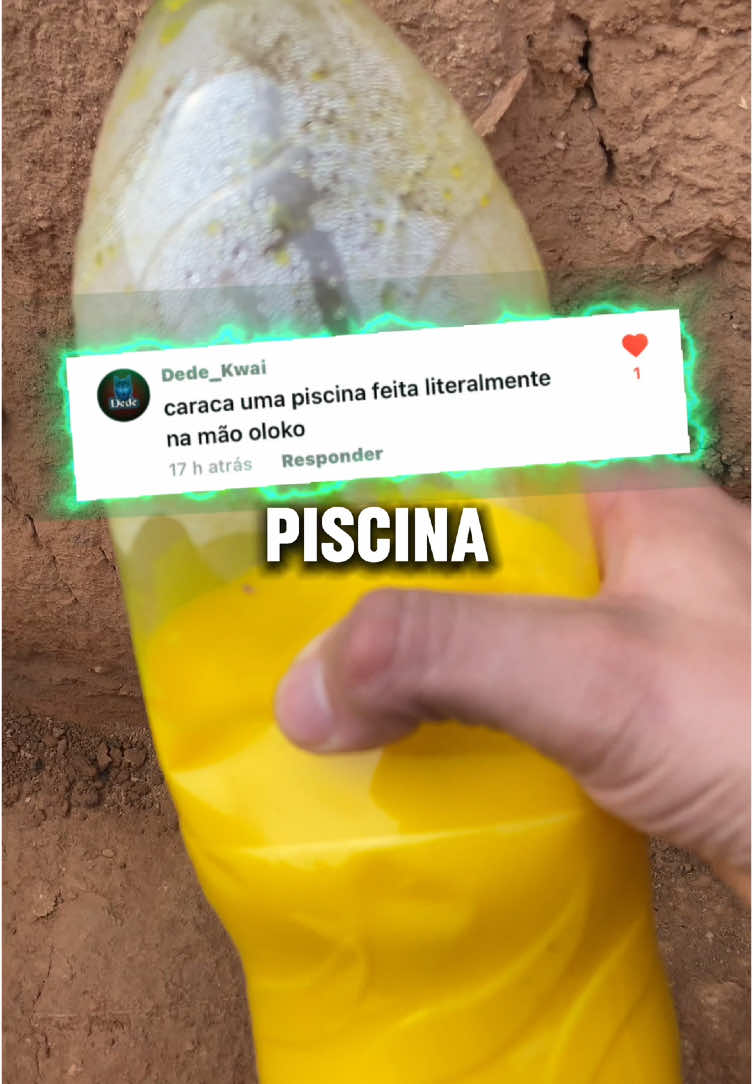 Cavando uma piscina com uma colher 