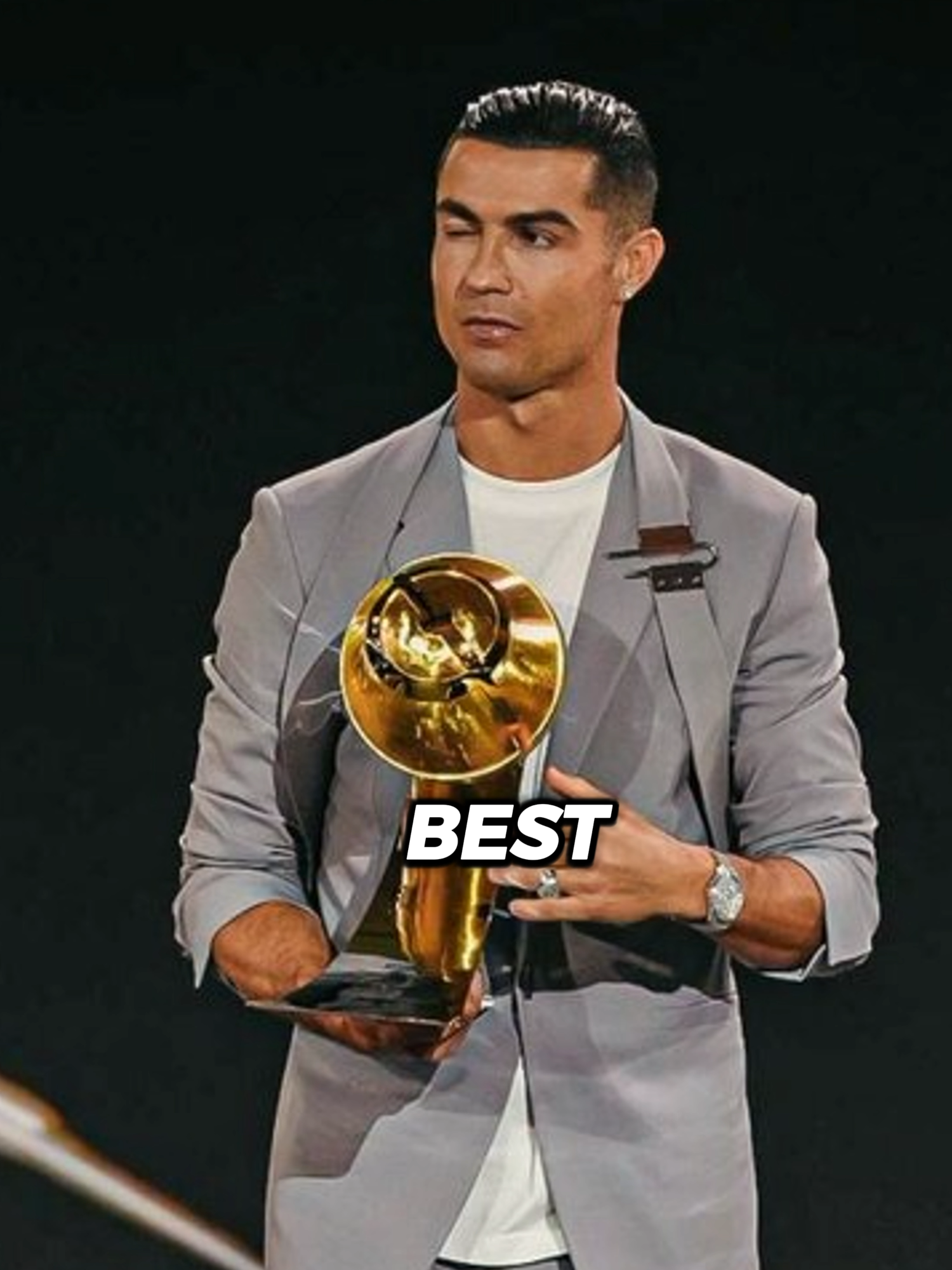 CRISTIANO RONALDO'S AWARD NIGHT 🤩 HE SPOKE FACTS 🐐