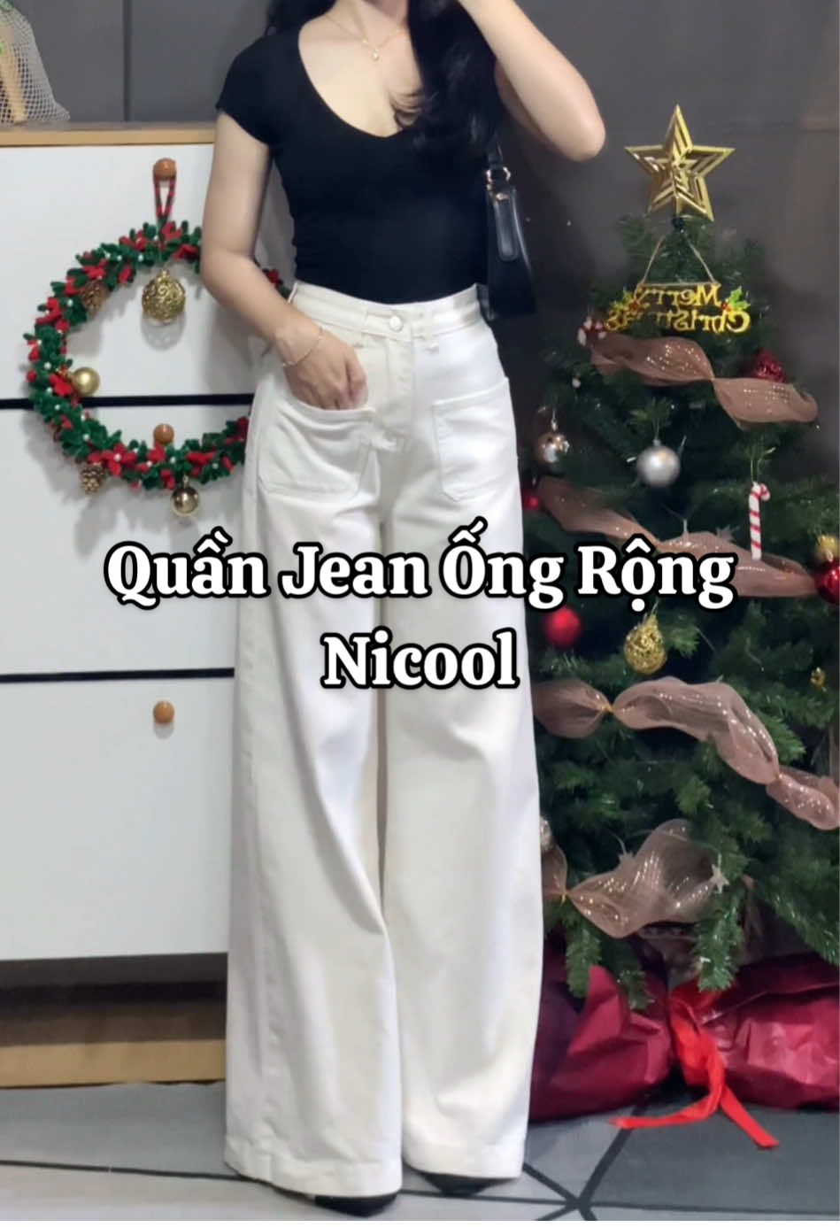 Form quần bên nhà này đỉnh vai~ #vancoireview #review #fyp #outfit #quanjean #jeanongloerong #jeanongrong 