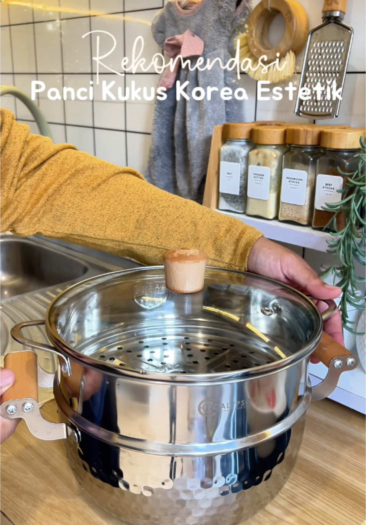 panci kukus korea estetik #pancikukus #pancikukus2susun #calypso #pancikukuscalypso #kukusanstainless #steamerpot #pancikukusstainless #fyp #fyppppppppppppppppppppppp 