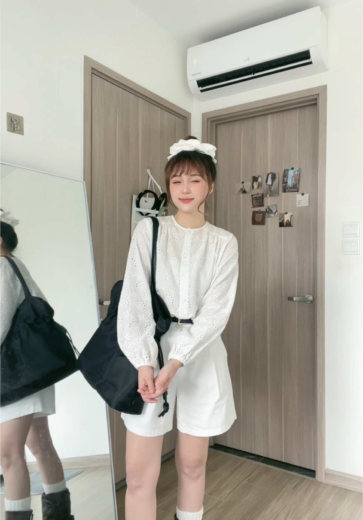 Nghe nói áo này đang hot hả cả nhà 📸🤍🤍 hẹn mn 2 hôm nữa restock  nha #xuhuong #trending #somi 