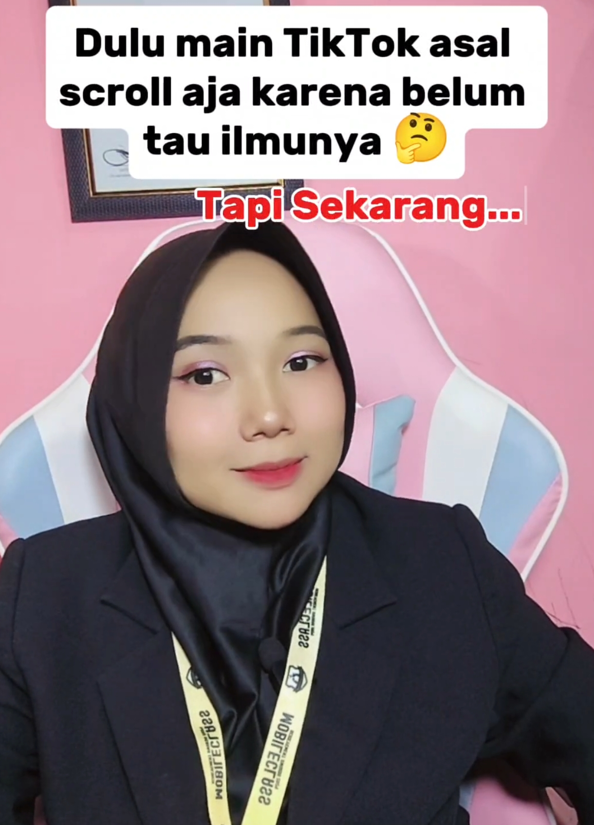 dulu main TikTok asal scroll aja karena belum tau ilmunya 🤔 tapi sekarang setelah tau ilmunya Alhamdulillah 3 bln ngonten tembus 24 JT 😭 #mobileclass #mobileclassbyfearini #testimonymobileclass 