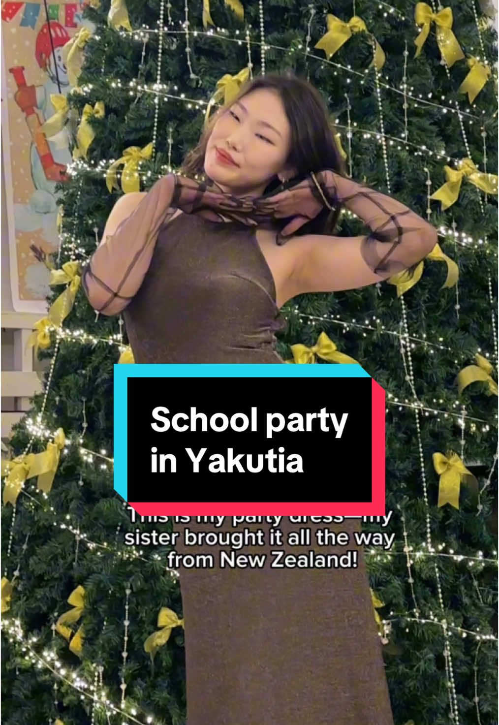 Welcome to Nastya’s school! Merry Christmas and Happy New Year guys! #fyp #foryoupage #fypシ #school #schoolparty#highschool #party #yakutia  #sakha #siberia #indeginous #myschool #dress #partydress #Vlog #onedaywithme #comewithme #mylife 