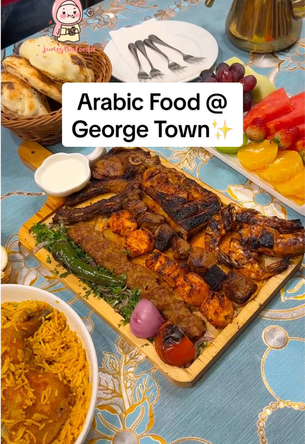 Ya habibi🤌🏻 📍Zalqa Penang Arabic Restaurant@ Penang Times Square ⏰10am - 2am (daily) #juneythefoodie #Foodie #MakanLokal #MalaysianFood #penang #penangfood 