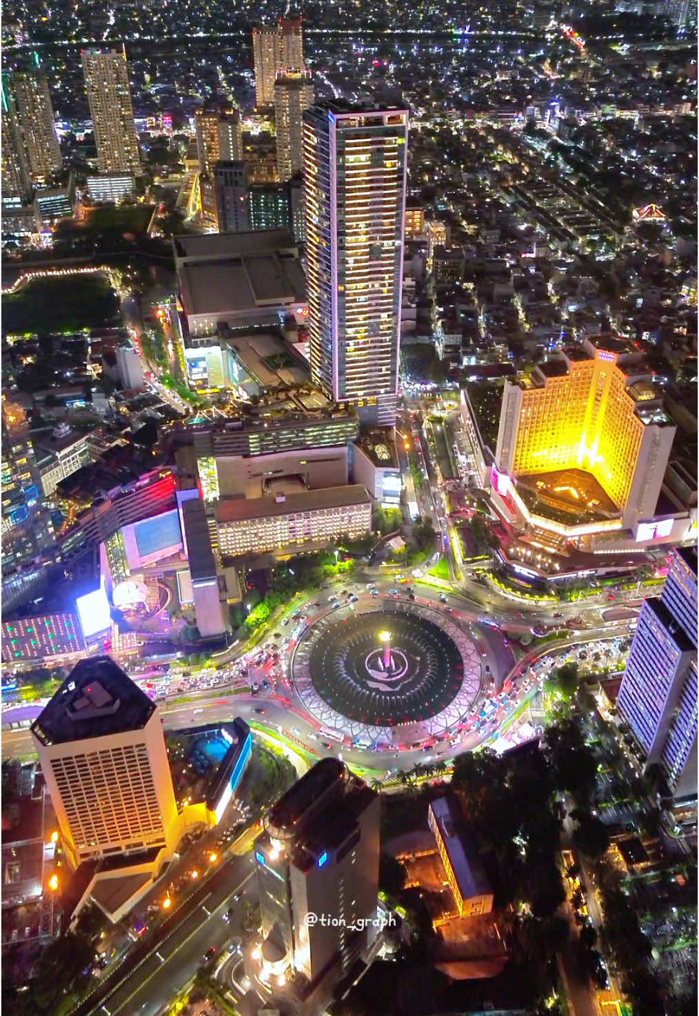 Malam minggu terakhir di tahun 2024 😍❤️ #jakarta #dronevideo #djimini3 #fyp #CapCut 