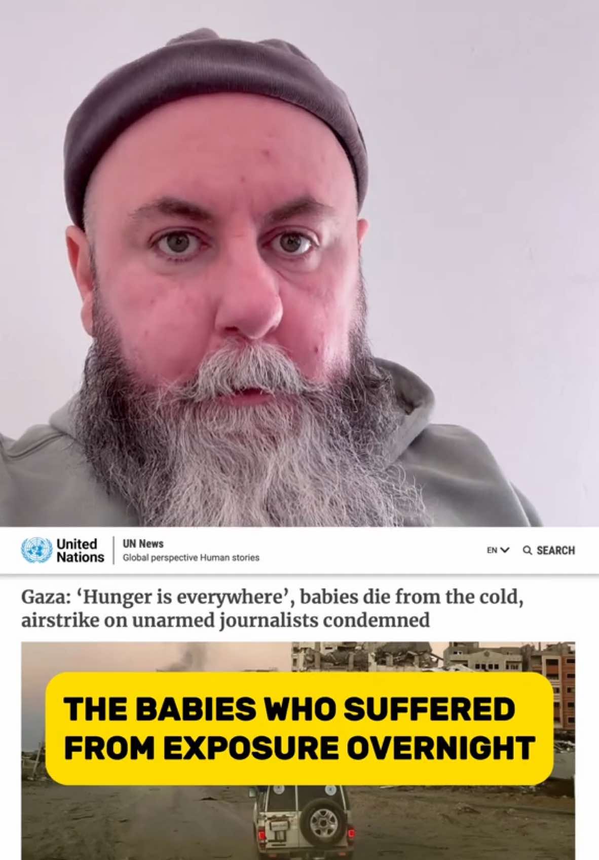 Infant mortality in Gaza.