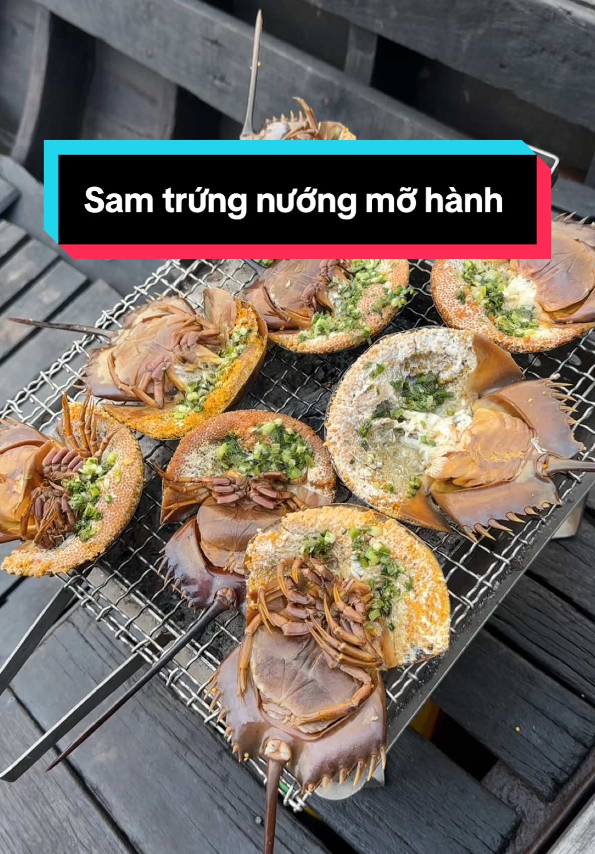 Sam trứng nướng mỡ hành #phansanh96 #ancungtiktok #LearnOnTikTok #fpyシ 