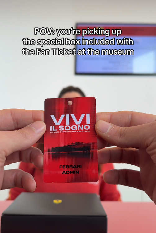 With the Fan Ticket, you can enter the “Live Your Dream” prize draw to attend the #ScuderiaFerrari HP’s 2025 single-seater presentation. What are you waiting for? #Ferrari #MuseiFerrari #FerrariTikTok #CarsOfTikTok #MuseoTok