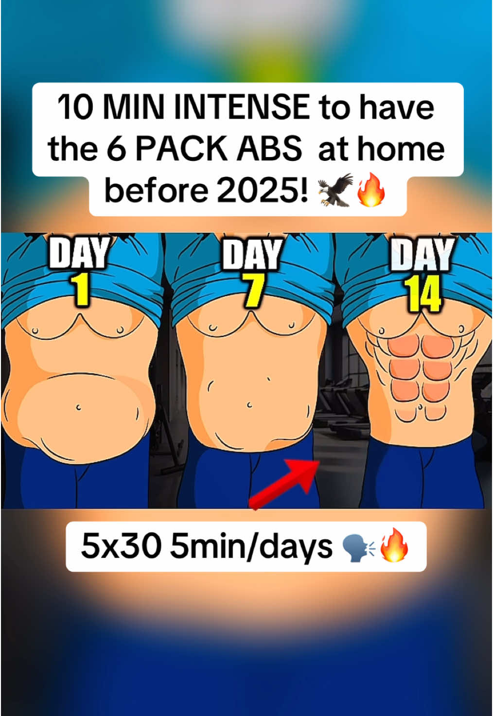 10 Min Intense to have the 6 Pack Abs at home before 2025! 🗣️🔥 #workout #bellyfat #Fitness #absworkout #2025 #fitnesstips #sixpack 