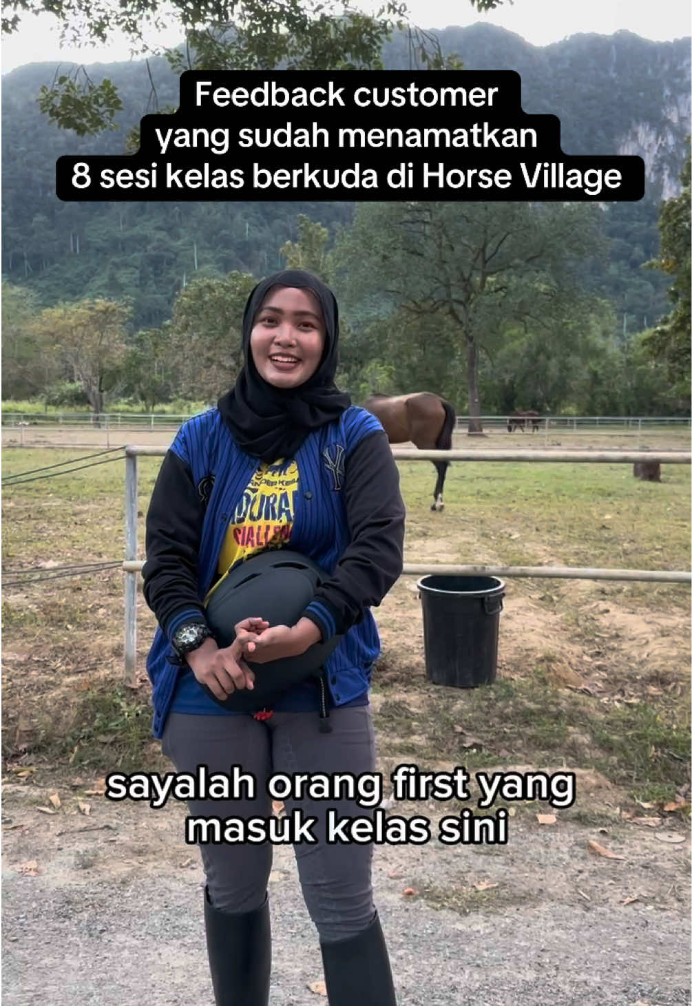 Alhamdulillah Perlis sudah melahirkan seorang lagi penunggang kuda yang baru, takkan tengok saja? jom join!kita berkuda bersama. @C H A A A ヅ  #horsevillage #horsevillageperlis #pertubuhanberkudaperlis #kudaperlis #gambarkuda #perlisec #horseriding #perlis #tahunmelawatperlis2024 