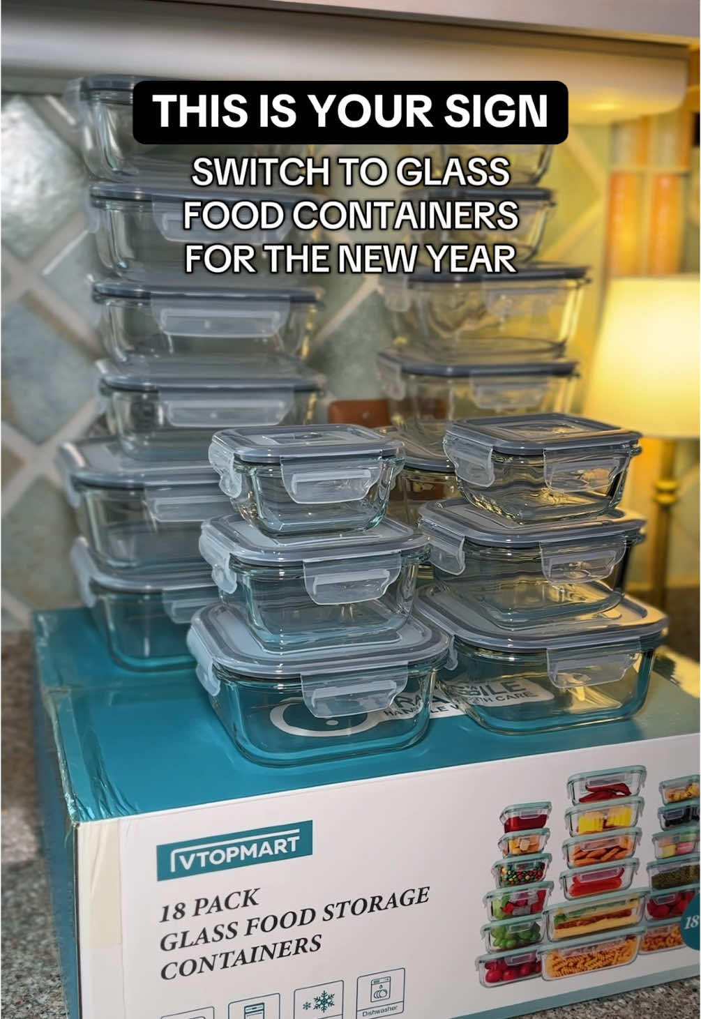 The perfect glass food container set! ✨ @VTOPMART-TT  #foodstorage #foodcontainers #vtopmart #glasscontainers #foodcontainerset #glassfoodcontainer  #foodstorage #foodcontainers #foodcontainerset #giftideas #kitchenmusthaves #kitchenorganization #TikTokShop #greatdeals #endofyearsale 