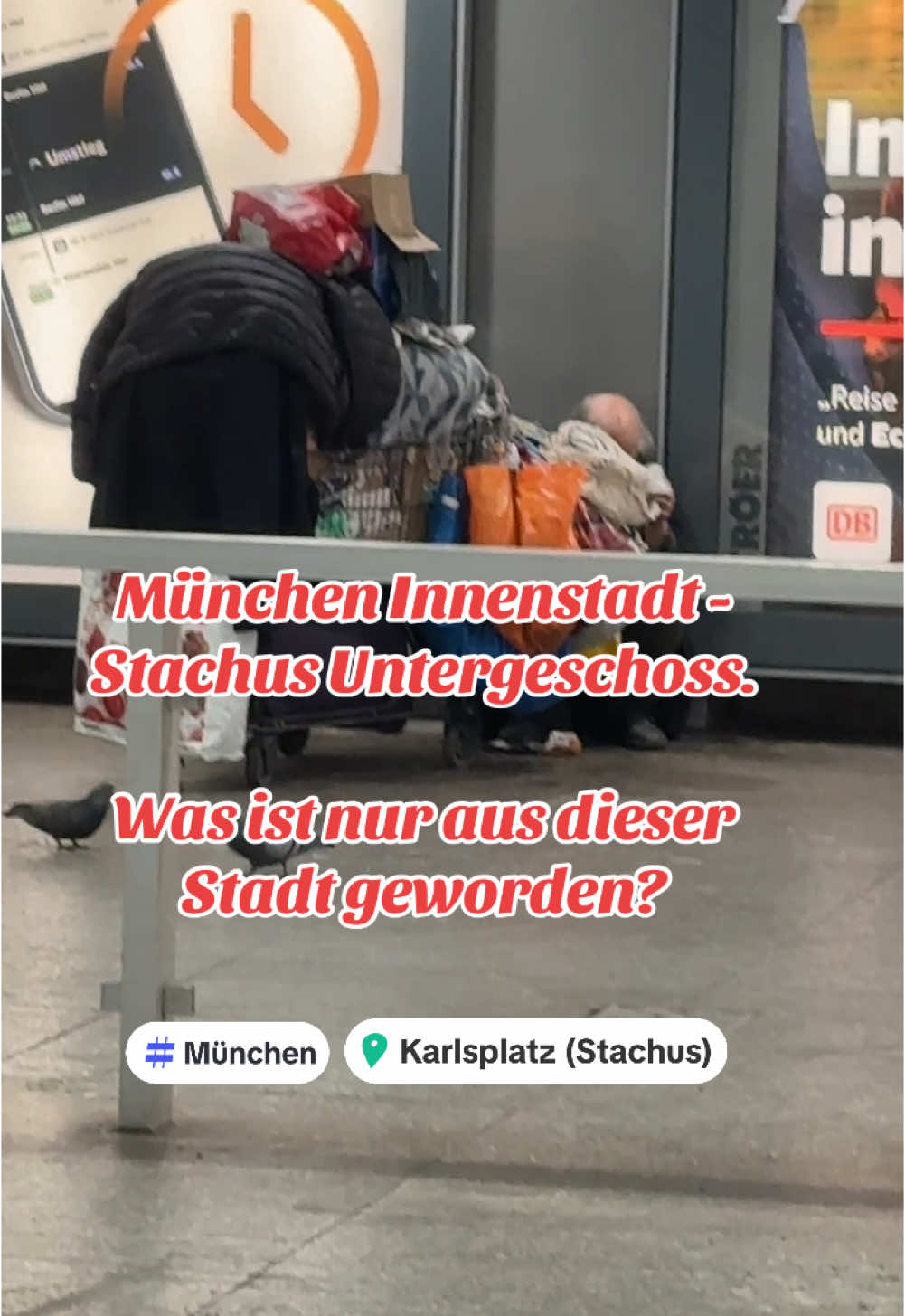 Immer schlimmer finde ich einen Gang durch die Innenstadt von #münchen . Hier am Samstag Nachmittag nach Weihnachten. Einfach nur krass und traurig. #obdachlos #homeless #munich 