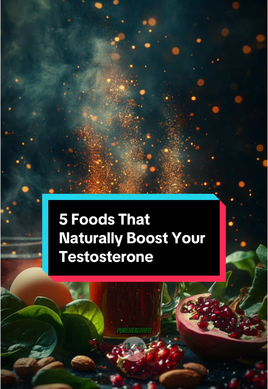 Unlock the secrets to boosting your testosterone naturally with these 5 powerful foods! 🍳🥬🍹💪 #healthtips #wellness #testosteronebooster 