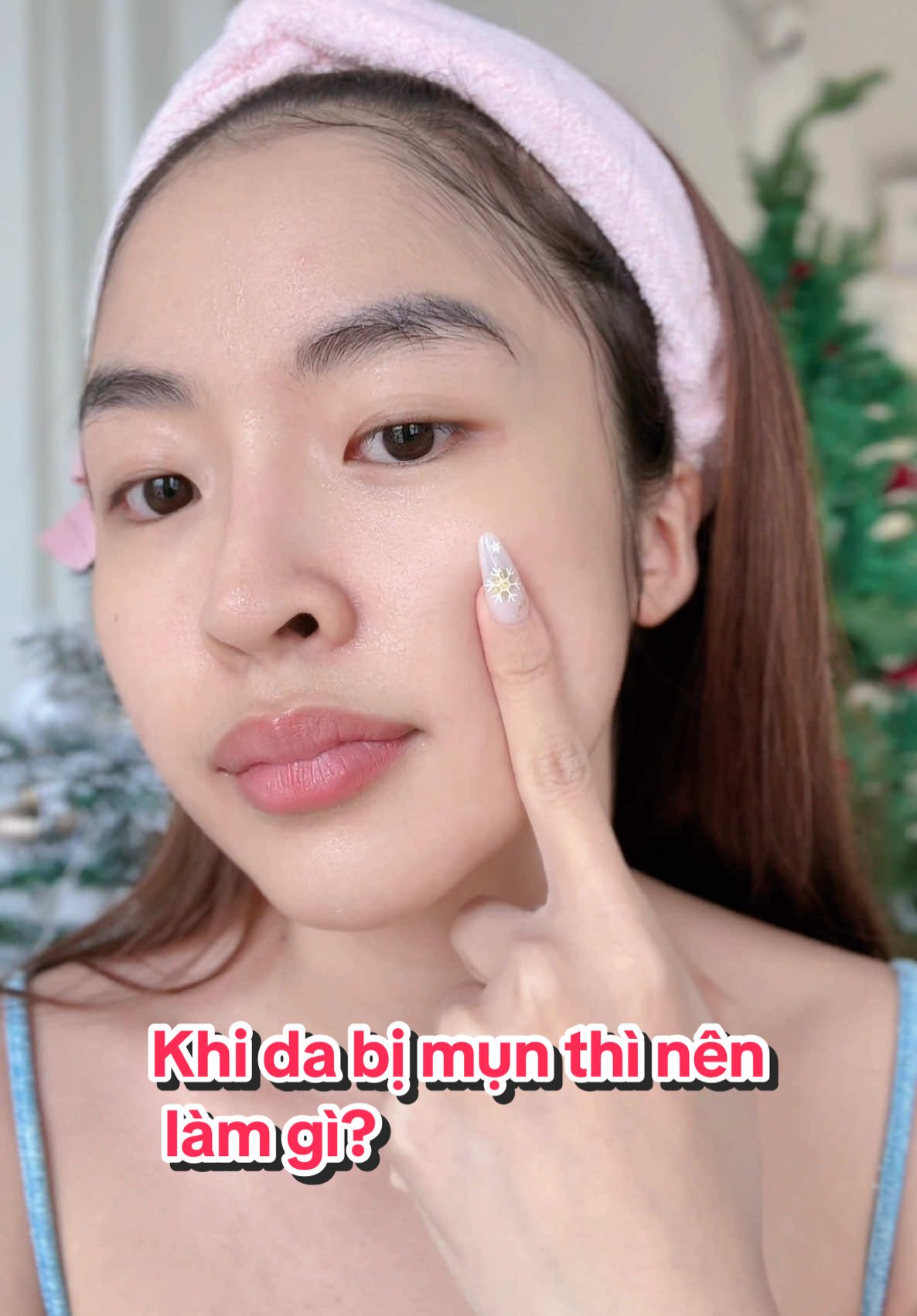 Khi da bị mụn thì nên làm gì? #matna #skincare #caryophy 