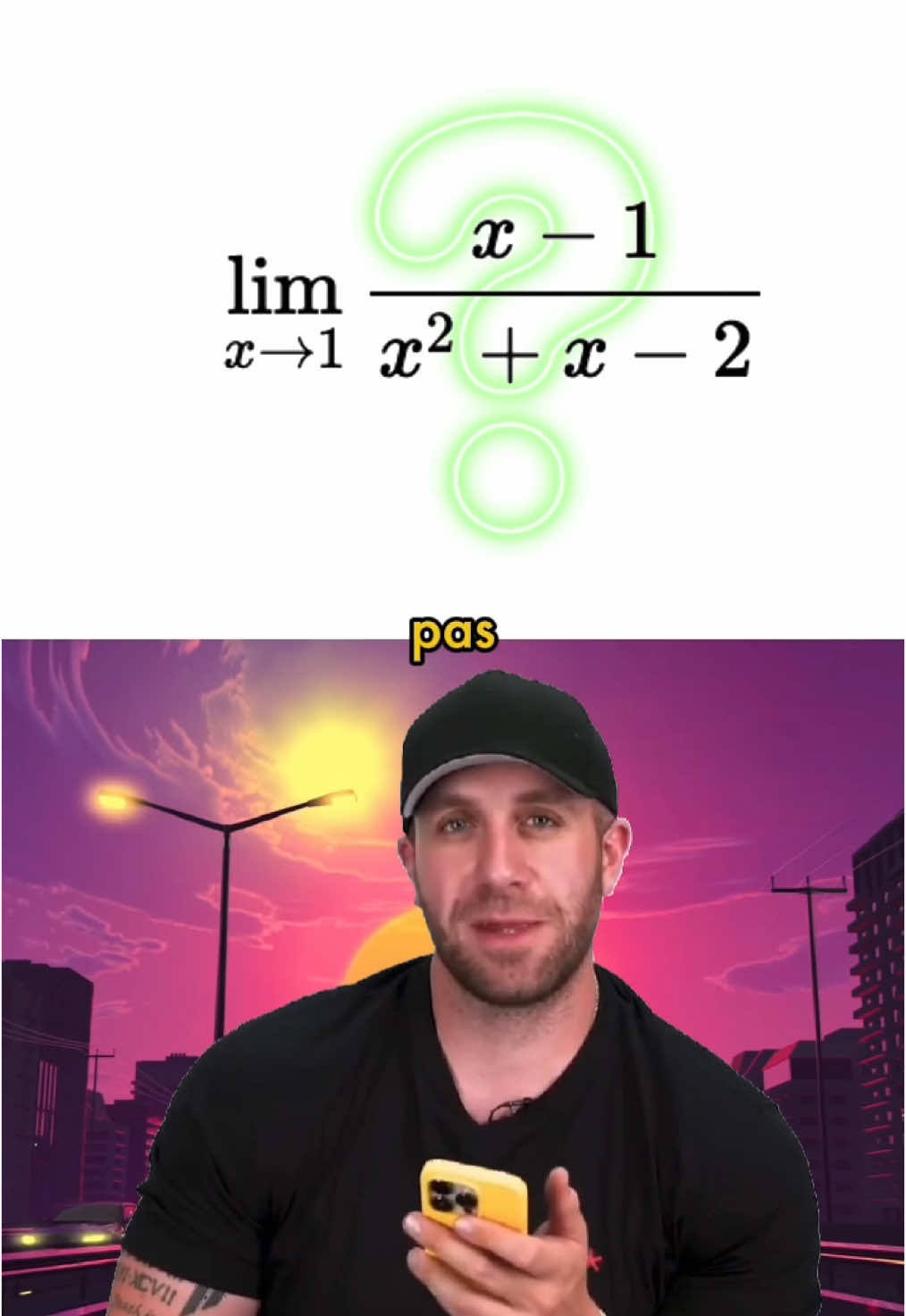 GMK explique les limites avec la règle de l’Hôpital à Inoxtag 🔥✔️ #maths #lycee #bac 