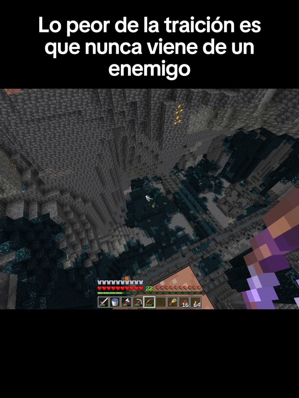 Lo peor de la traición es que nunca viene de un enemigo🥵 #Minecraft #minecraftbedrock #minecraftjava #minecraftmemes #bolivia #fyp #tbt #parati #viral #AlexPlay16 #AlexPlay16YT 