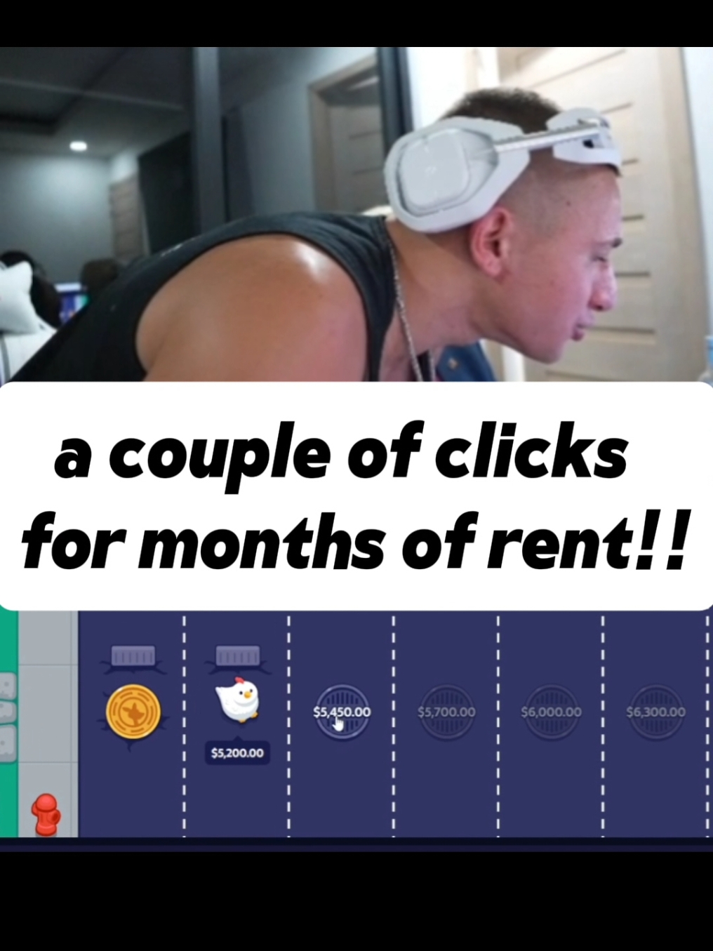 a couple of clicks for months of rent!#fyp #kickstreaming #stevewilldoit #clip #clips 