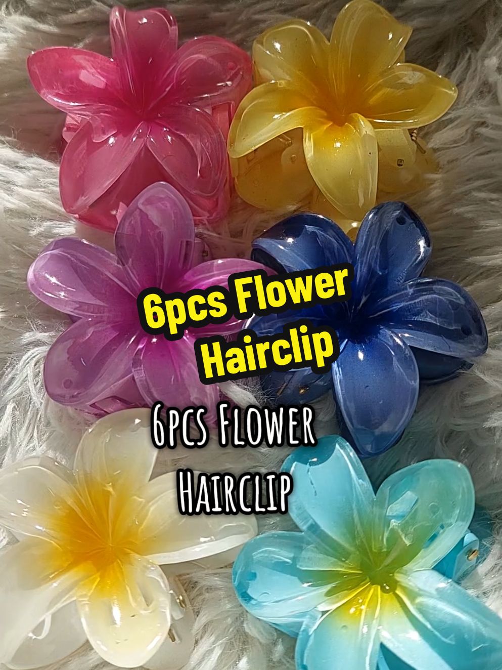 6pcs Flower Hairclip #hairclamp #hairclip #hairaccessories #tiktokfinds #tiktokfindsph #fypp #fyp #fypシ゚viral #foryou #fypage #fyforyou #fyppppppppppppppppppppppp 