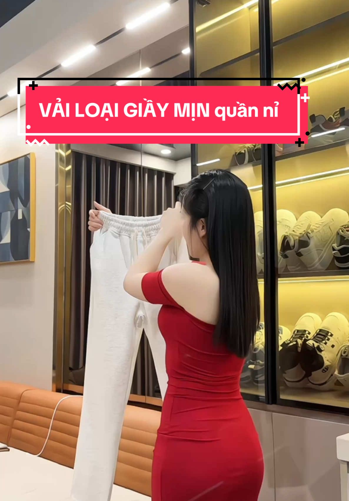 VẢI LOẠI GIẦY MỊN quần nỉ