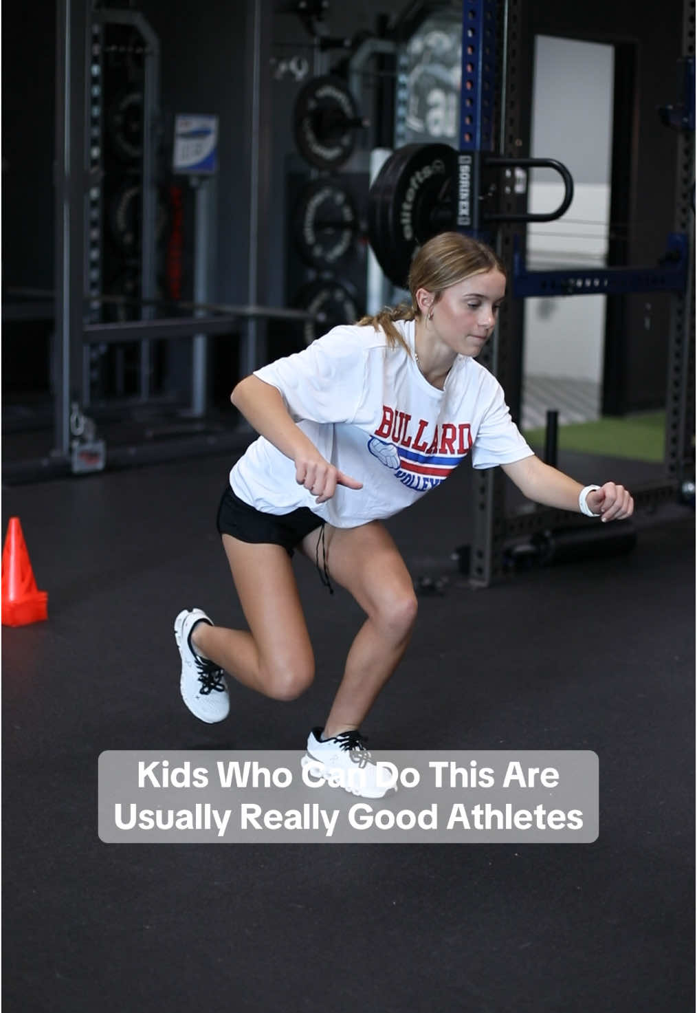 Balance & Coordination Are 2 Traits That “Advanced” Athletes Posses At Their Respective Ages - From Kids To Professionals. Single Leg (Non-Consec) Broad Jumps Are Used Frequently Within My Programs. The Key Is To Sink The Hips Down & Work On Landing In a Deep Position While Maintaining Balance #strengthandconditioning 