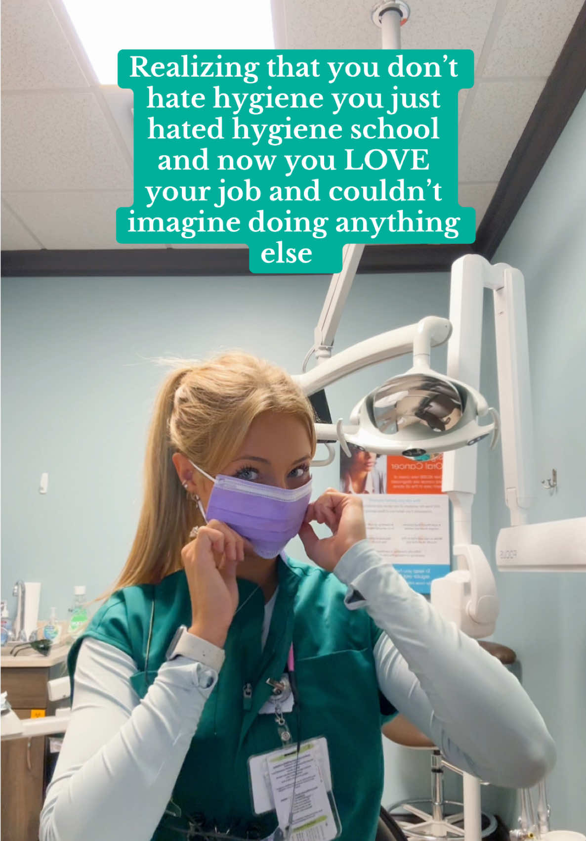 If you’re in hygiene school, this is your sign to keep pushing! #rdh #dentalhygienist #scrubs #dentalhygiene #dentalhygienistlife #rdhtok #travelhygienist #dentalhygieneschool #dentalhygienestudent  