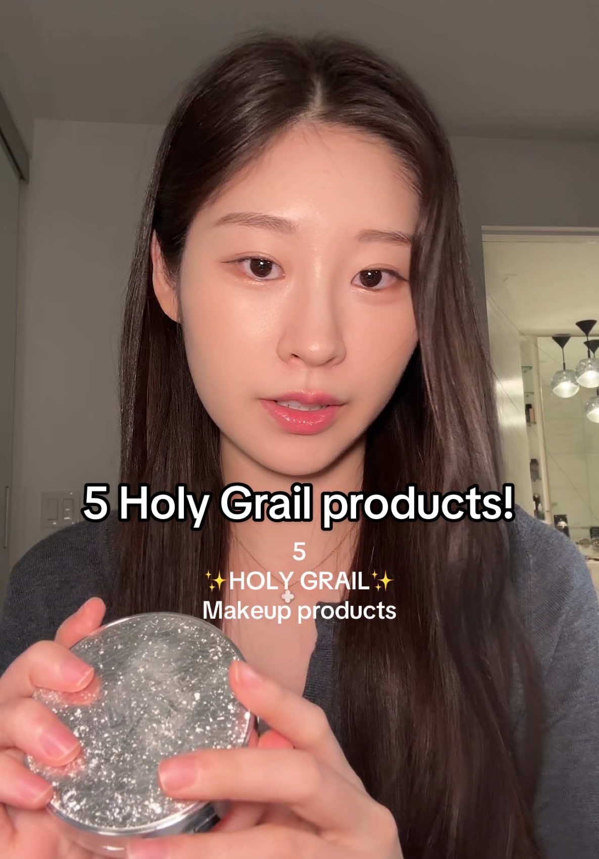 5 holy grail makeup products✨ #kbeauty #koreanmakeup #makeup #holygrailproducts 