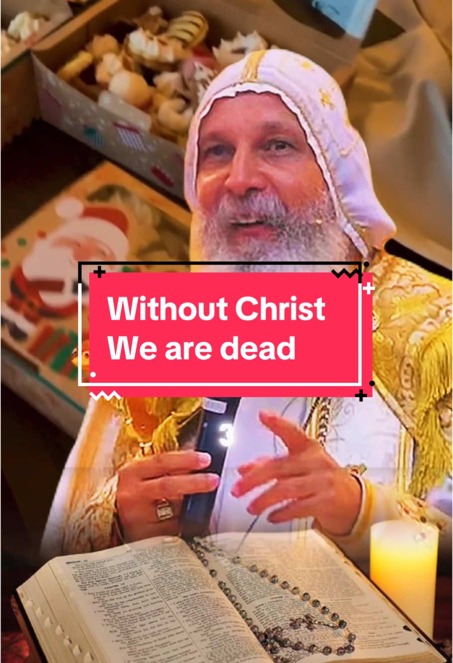 Without Christ we are dead #jesus #god #merrychristmas #bishopmarmariemmanuel #marmariemmanuel #christiantiktokers #fouryou 