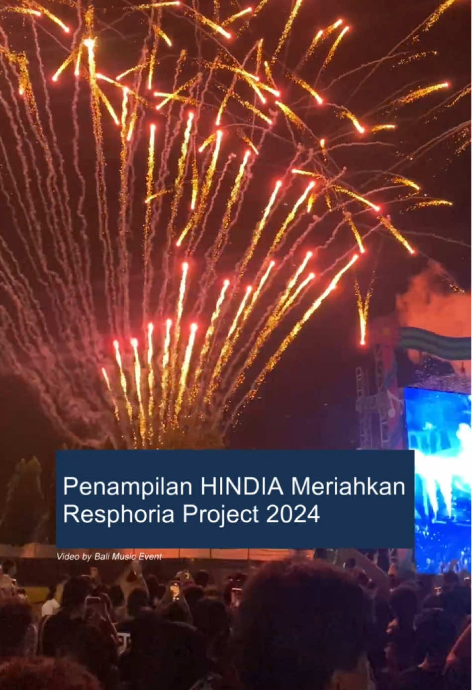 Penampilan HINDIA di Resphoria Project 2024🥳🎉 Siapanih yang hadir semalem ? #balimusicevent #hindia #resphoriaprojectvol2 