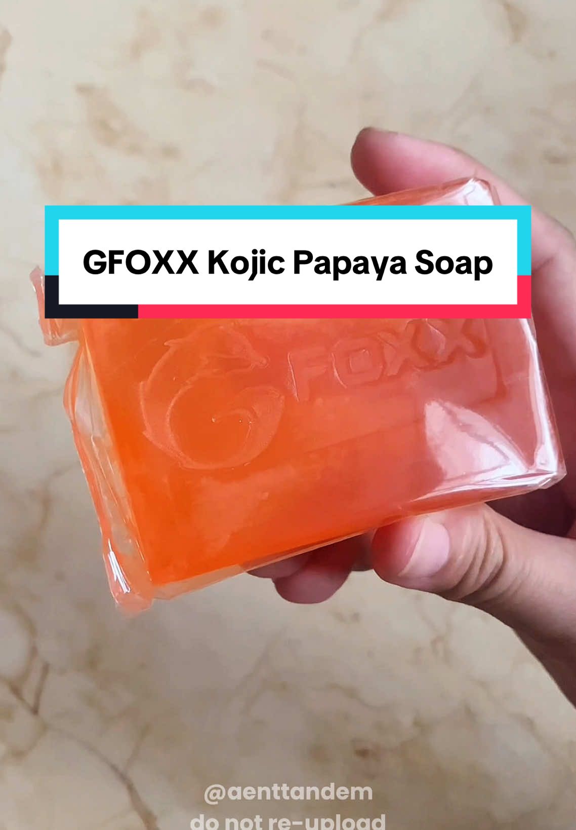 GFOXX Kojic Papaya Soap for you sissykels #gfoxxkojicsoap #aenttandem #kojicpapayasoap 