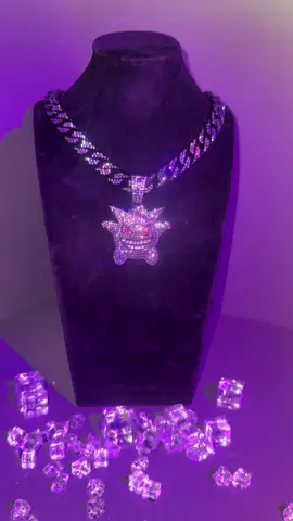 The girl said purple had more charm😈😈😈😈😈😈#hiphop #fashion #necklace #ice #gift #tiktokshop #girl 