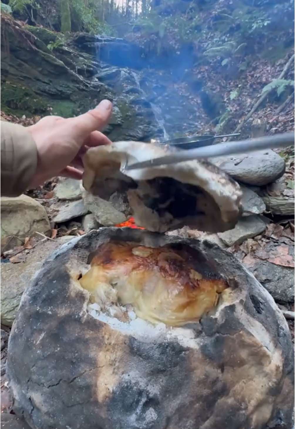 Taş Üstünde Tuzda Tavuk Pişirme 🐔 Cooking Chicken in salt on stone  Cooking time; 60 minutes on wood fire  90 minutes in the oven at 180 degrees  #outdoorcooking #chicken #camping #cookingvideo #asmr #asmrvideos #Outdoors #outdoor #survival #bushcraft #chickenlovers #yummyfood #foodvideos 