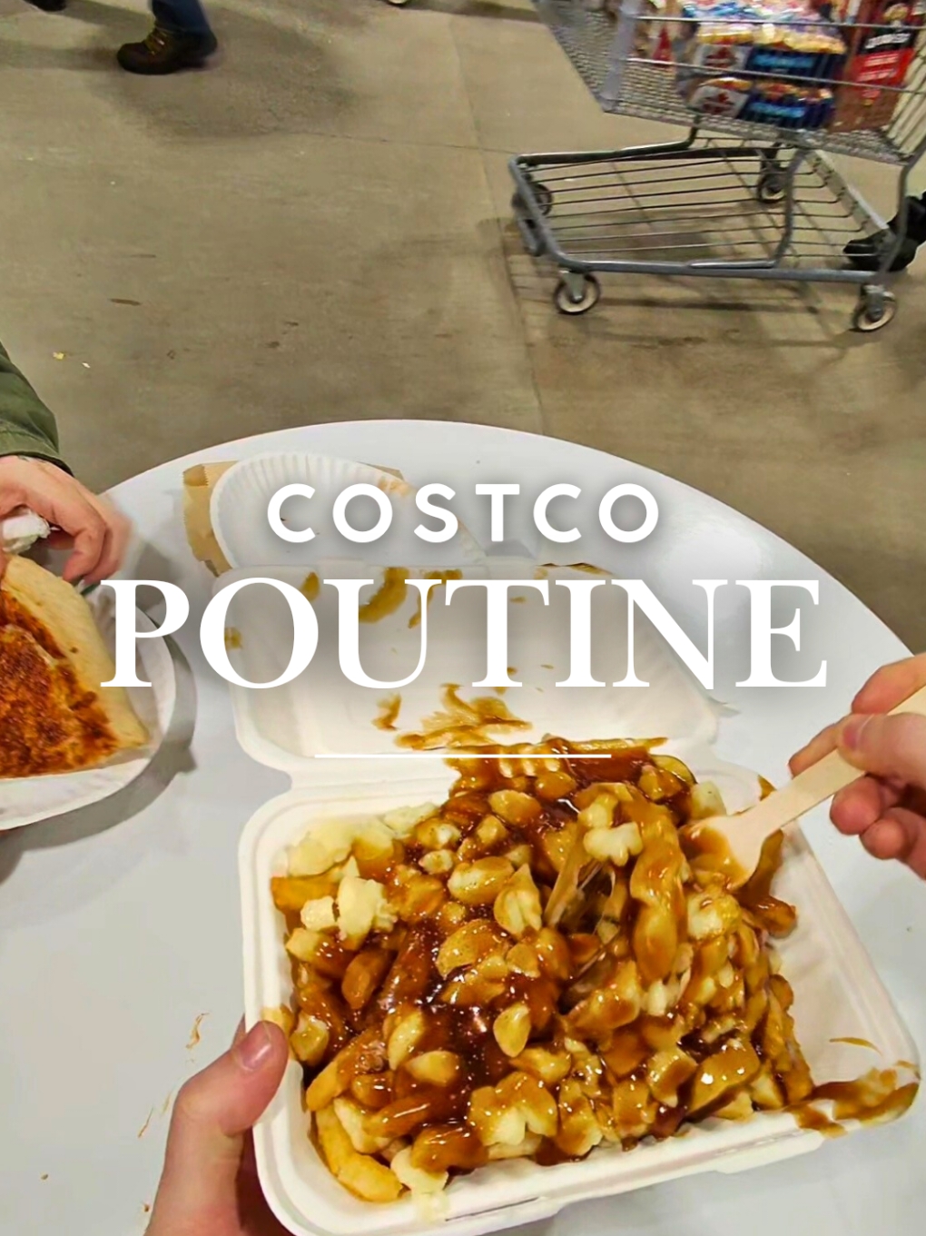 Costco poutine for Christmas 🎁 #FoodTok 