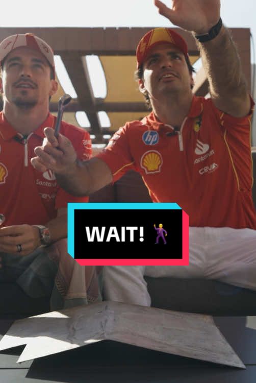 Nailed it  ✋🕺 #FerrariTikTok #CharlesLeclerc #CarlosSainz #F1TikTok