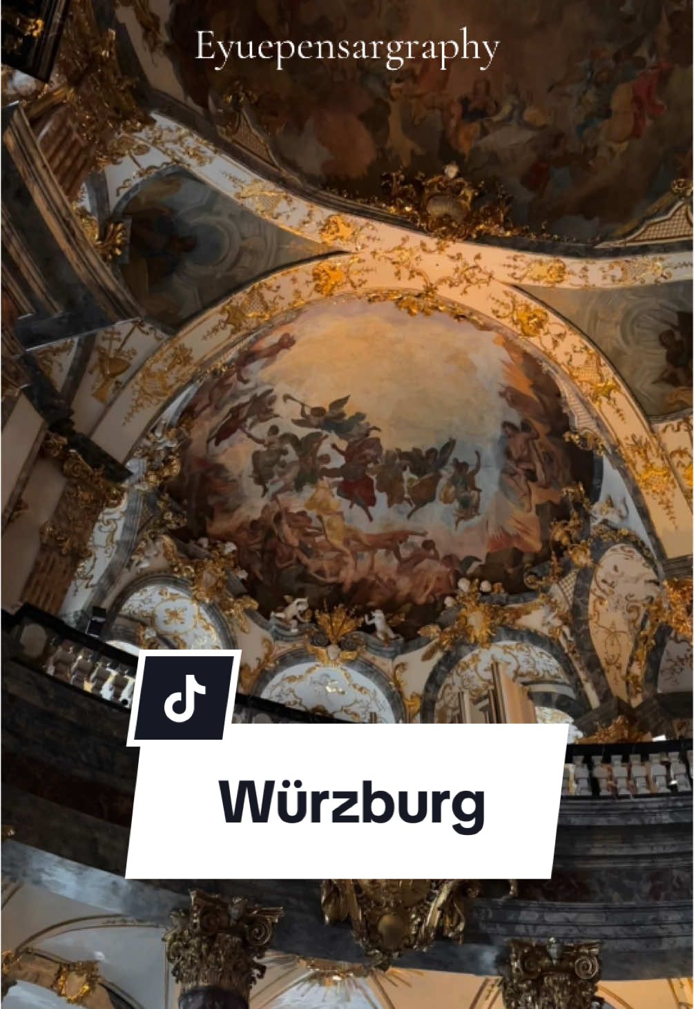 ✨RESIDENZ WÜRZBURG✨ Hofkirche / Courtchapelle 🇬🇧: This amazing Church is one of the Greatest Creations of the famous Architect Balthasar Neumann.  #baroque #heritage #palace #chateau #würzburg #art #architecture #viral #fyp #germany #rococo #🇩🇪 