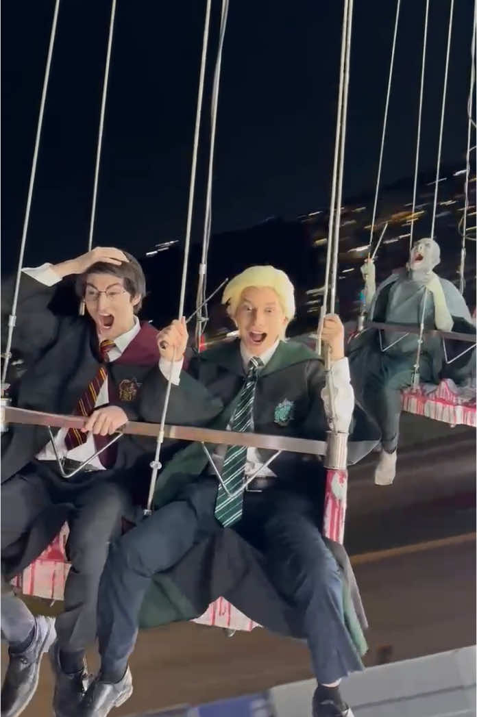 #dracomalfoy y #harrypotter no tuvieron miedo ¿o sí? 🫨 #voldemort  Draco: @_s4ints  Voldemort: @leinadrangel 