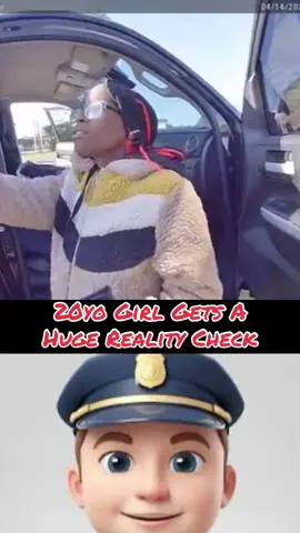 20yo Girl Gets A Huge Reality Check #policeofficer #cops #policeoftiktok #copsoftiktok 