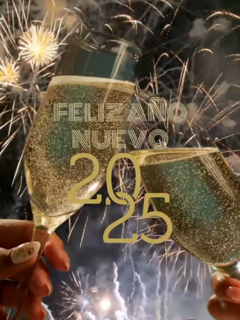 Feliz Año Nuevo 2025🥂#tiktokviral #plantillas #viral_video  #felicitaciones #findeaño #2025future  #CapCut 