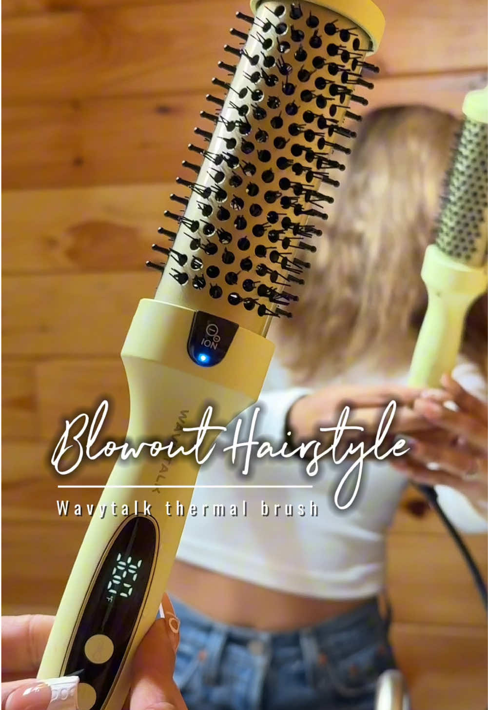 My fav way to style my hair | @wavytalkofficial 💕 #wavytalkhair #wavytalk #thermalbrush #blowouthair #hairtok #grwmhair #viraltiktok #hairtransformation #tiktokshopfinds #grwm #hairstylestutorials 