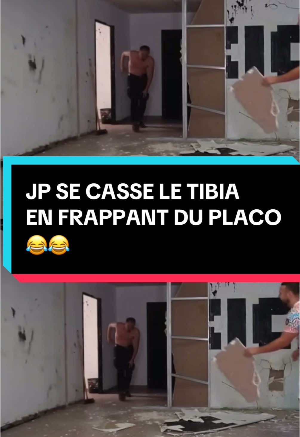 JP SE FAIT MAL AU TIBIA 😂😂 #jp #jeanpormanove #safine #narutovie #coudoux 