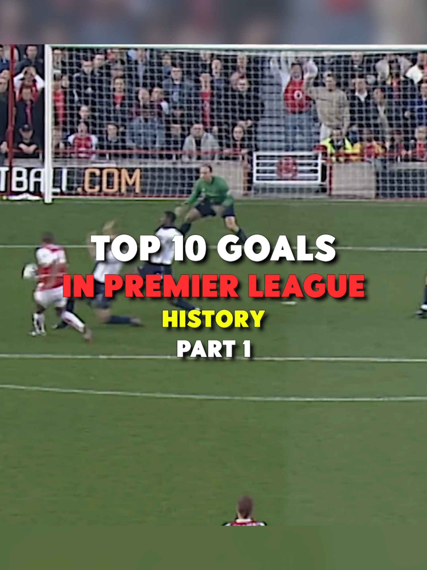 Top 10 Goals in Premier League History #footballtiktok #top10 #futbol⚽️ #PremierLeague