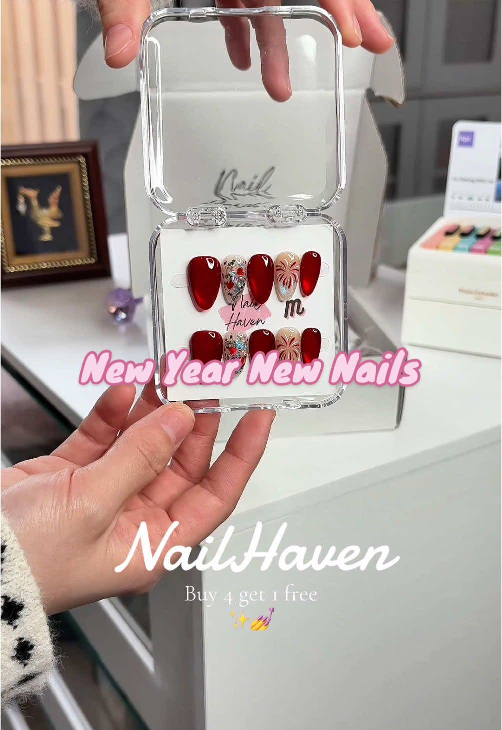 Most sets $7.99. Sturdy, reusable, affordable and last a couple weeks! #tiktokshopfinds #tiktokmademebuyit #fyp #holidayhaul #tiktokshopyearendsale #newyearnewme #giftforher #ValentinesDay #valentinesdaygift #pressonnails #nails #nailsoftiktok #nailart #nailsalon #nailtech @Nail Haven 