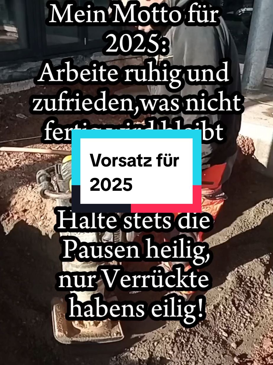 Gute #Vorsätze für das neue #Jahr #2025 #fy #vira #funnyvideos😂 #straßenbau #Baustelle #handwerk #tiefbau #galabau #gartenbau 