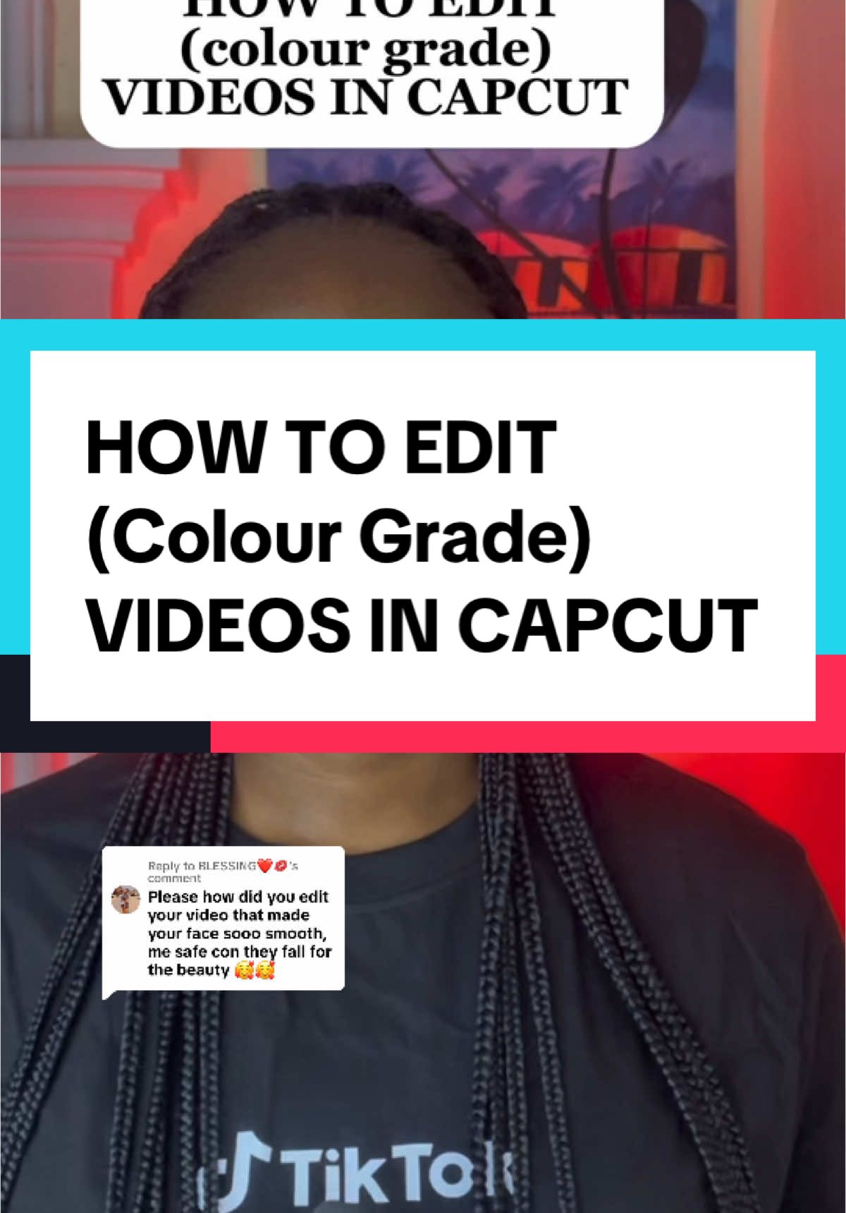 Replying to @BLESSING❤️💋  HOW TO EDIT (colour grade) your video using capcut  #capcuttutorial #tipsandtricks #tiktoktips #tiktoktipsandtricks #newontiktok #tiktoknewbie #tiktokbeginner #tiktoktutorial #creatortips #tiktokcreatortips #jesizobaa #jesizoba #colourgrading 