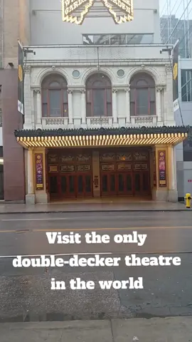 The Elgin Theater is beneath the Winter Garden Theatre. #theatre #broadway #actor #musical #acting #architecture #toronto 